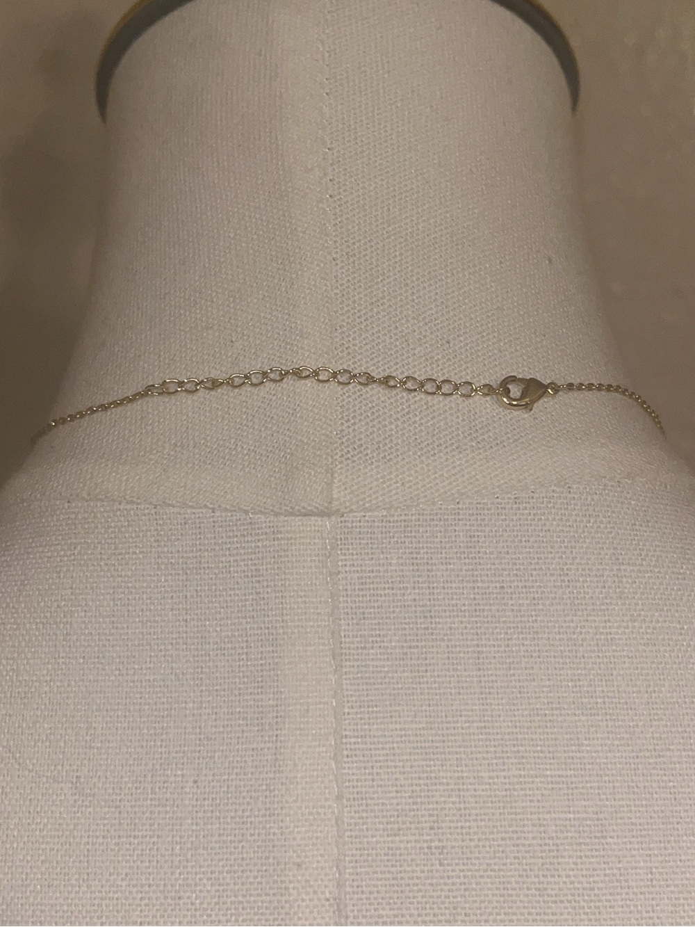 Delicate Gold Libra Sign Pendant Necklace - Picture 3 of 3